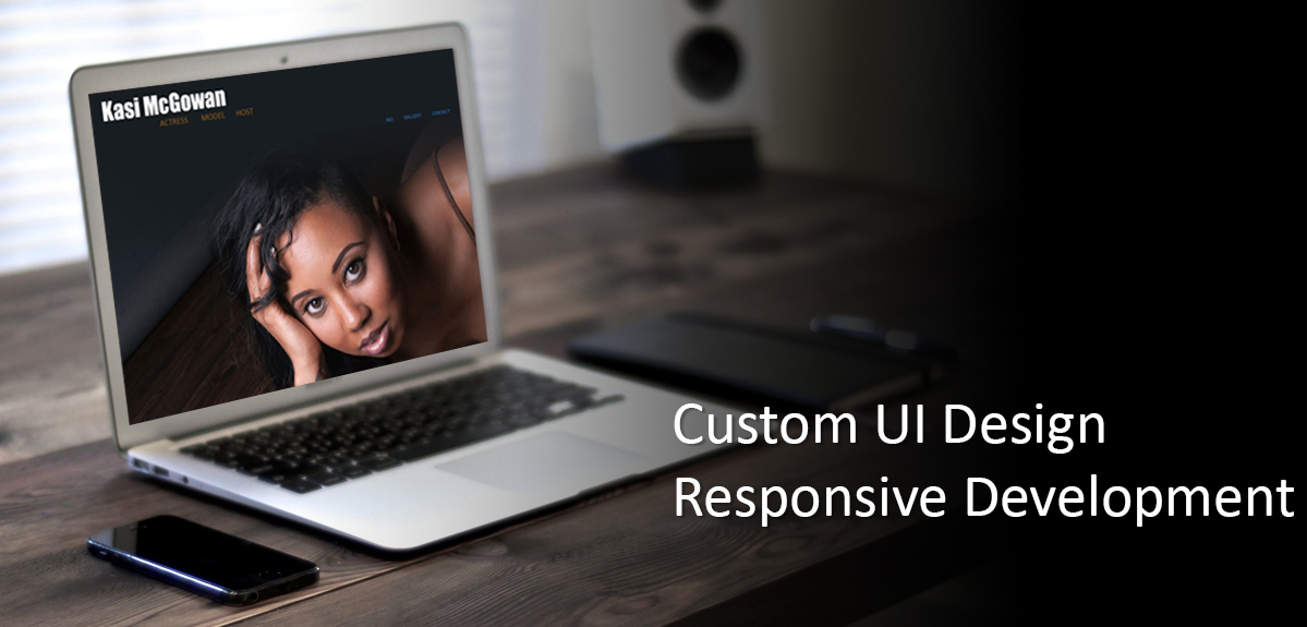 Dark Bubble Responsive Banner